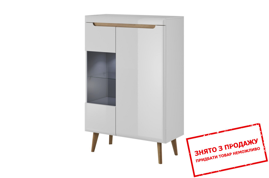 Вітрина низька Norven 2D1W/90 2-дверна