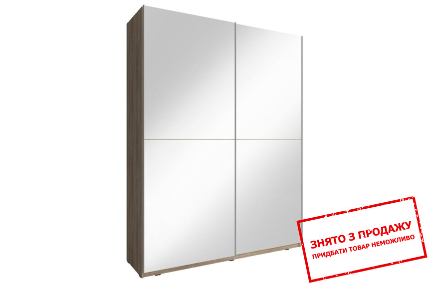 Шафа-купе Міка III / Mika III 150 Perfect Home 2-дверна з дзеркалом Дуб сонома