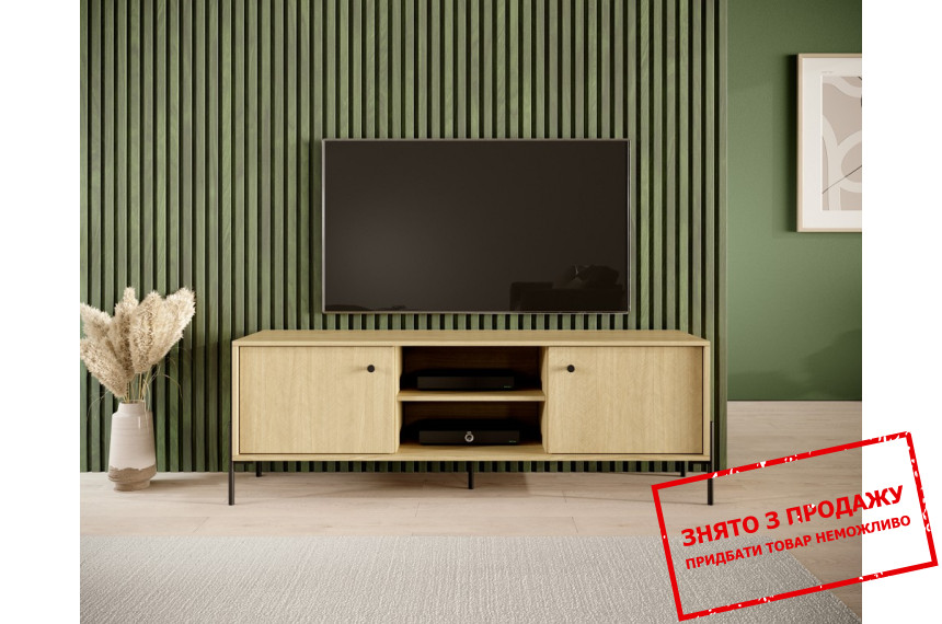 Тумба під ТВ Perfect Home Сканді / Scandi 2D/153 2-дверна Дуб сканді/ялиця сканді