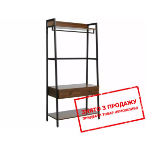 Стелаж Signal AVA A Горіх/чорний