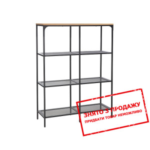 Стелаж Signal LEX A Дуб/чорний