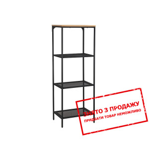 Стелаж Signal LEX B Дуб/чорний