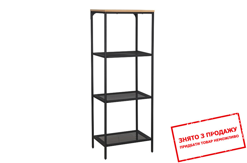 Стелаж Signal LEX B Дуб/чорний