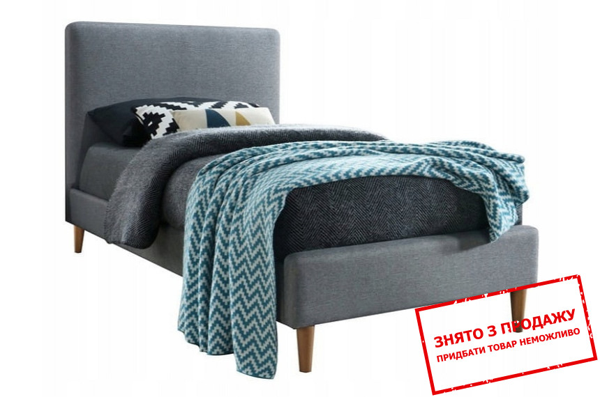 Ліжко (з ламелями) Signal Acoma 90x200 односпальне Сірий