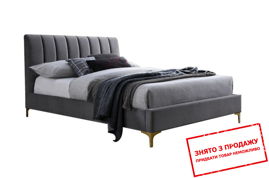 Ліжко (з ламелями) Signal Mirage 160x200 Velvet двоспальне