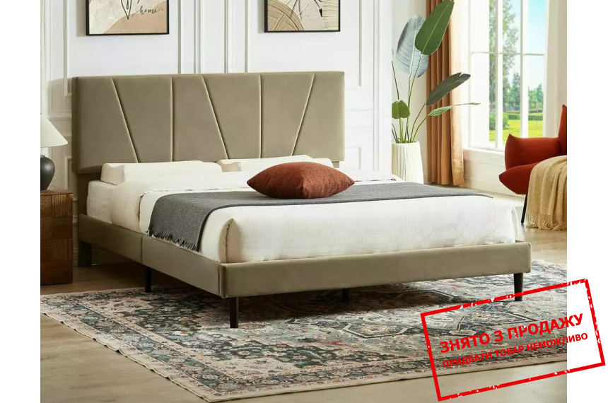 Ліжко (з ламелями) Signal SAVANA VELVET 140x200 двоспальне