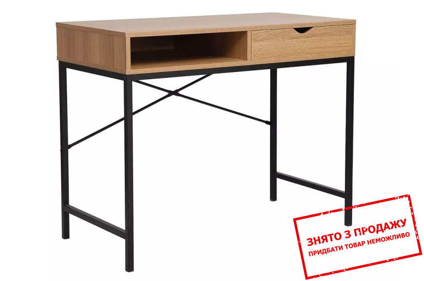 Стіл комп'ютерний Signal B-027 Дуб/чорний