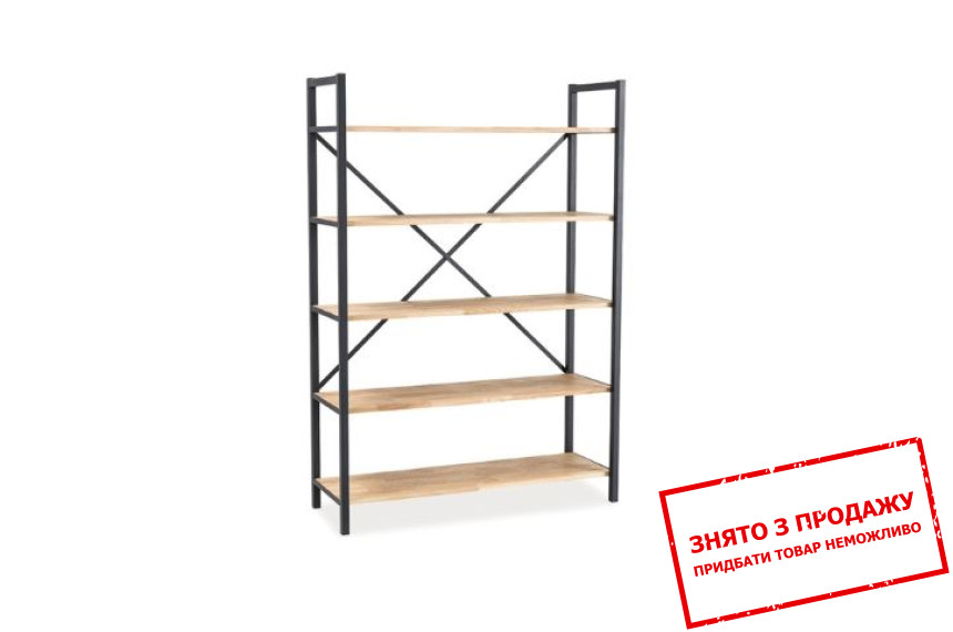 Етажерка Signal Loras R1 Дуб/чорний