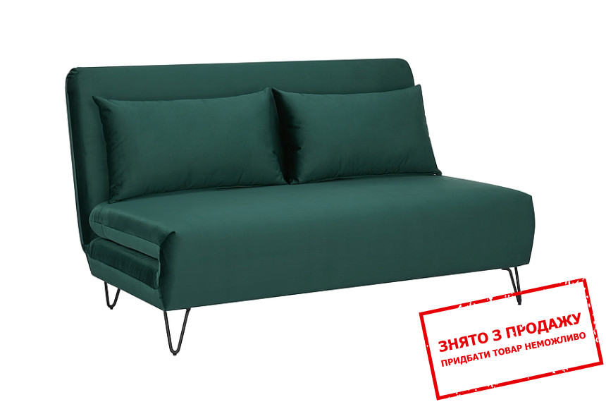 Диван Signal Zenia Velvet розкладний Зелений