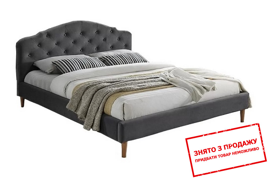 Ліжко (з ламелями) Signal Chloe Velvet 160х200 двоспальне