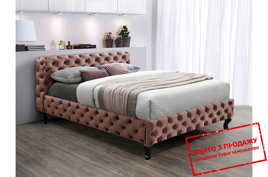 Ліжко (з ламелями) Signal Herrera Velvet 160х200 двоспальне