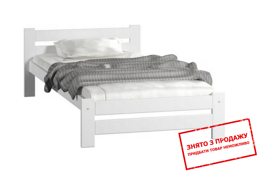 Ліжко дерев'яне (з ламелями) двоспальне Venger Еко-5 160х200