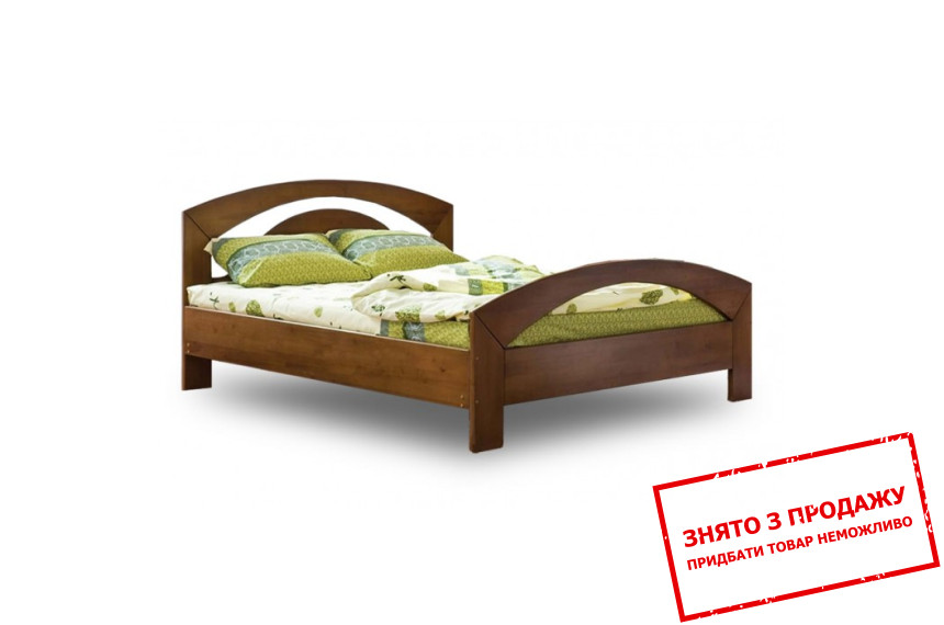 Ліжко дерев'яне (з ламелями) Venger Лідія 160x200 двоспальне