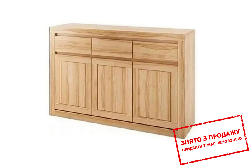 Комод дерев'яний Venger Соната 3-дверний з 3 шухлядами