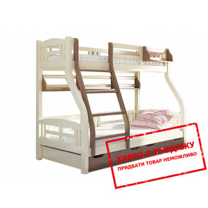 Ліжко двоярусне дерев'яне Venger Світлана з 2 шухл...