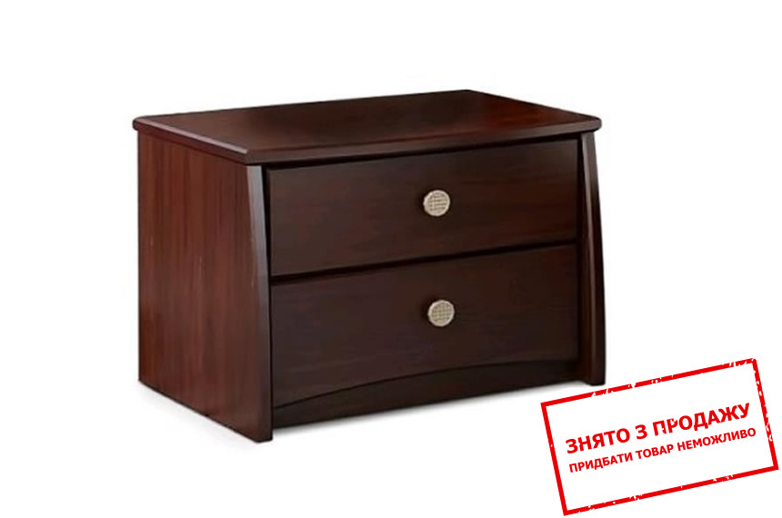 Тумба приліжкова дерев'яна Venger Діана з 2 шухлядами