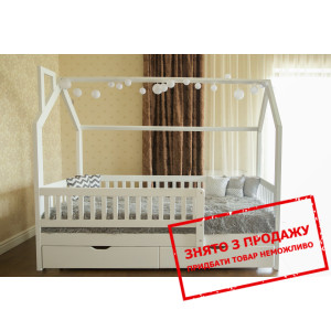 Ліжко будиночок дерев'яне Venger Віккі New з 2 шух...