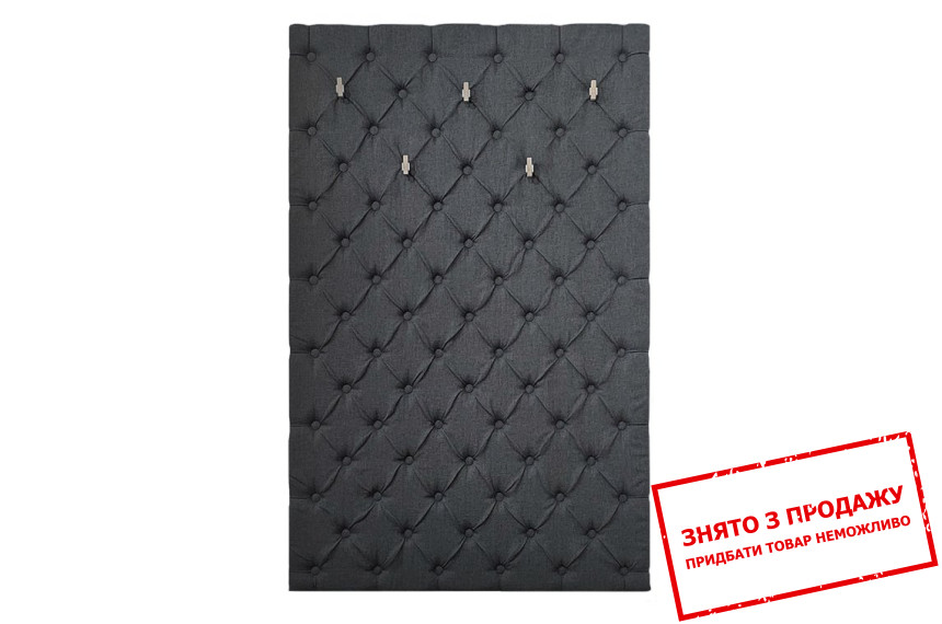 Вішак Антверпен Люкс / Antverpen Lux 16/10 БРВ настінний Ясен сніжний/тканина ETNA 35