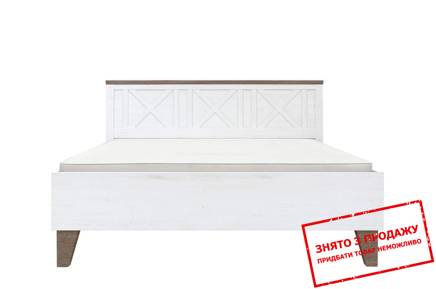 Ліжко (з ламелями) Тіна / Stockholm LOZ180 Гербор двоспальне Сосна канйон/дуб сонома трюфель