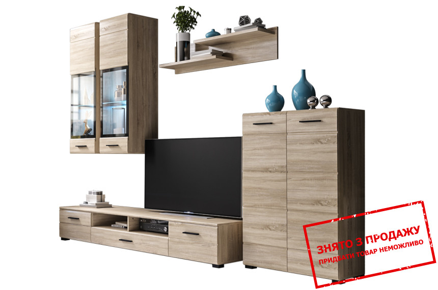 Вітальня Арктика дуб сонома БРВ