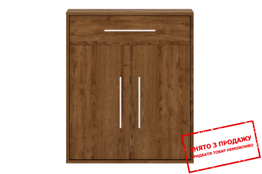 Тумба Агата / Agata KOM2D1S Гербор 2-дверна з 1 шухлядою Горіх верона
