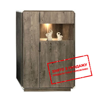 Вітрина Аліса REG1D1W Гербор 2-дверна Шварцвальд/н...