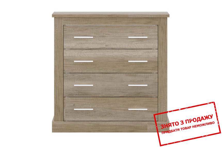 Комод Хелен / Helen KOM4S Гербор з 4 шухлядами Дуб корабельний