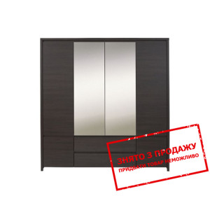 Шафа для одягу Каспіан Дуб мілано темний SZF6D2S Б...
