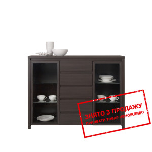 Вітрина Каспіан Дуб мілано темний KOM2W5S БРВ...