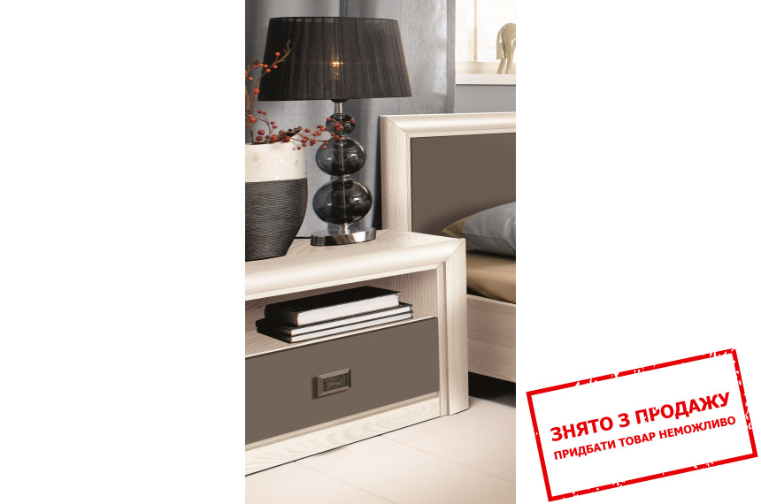 Тумба приліжкова Коен 2 Дуб темний хакі KOM1S БРВ