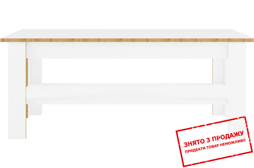 Стіл журнальний Лайн / Line LAW110 Гербор Німфеа альба/горіх верона