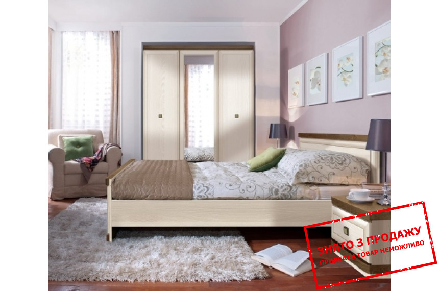 Набір меблів у спальню Орегон / Oregon БРВ Сосна арізонська/дуб больцано