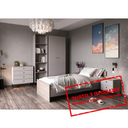 Модульна дитяча Сімпл / Simple Кашемір/вяз ліберті світлий Меблі БРВ