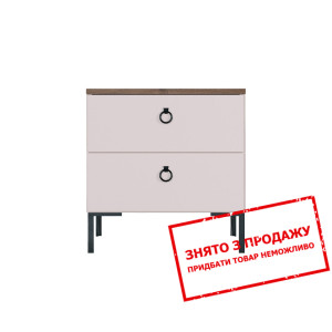 Тумба приліжкова Сімпл / Simple KOM2S БРВ з 2 шухл...