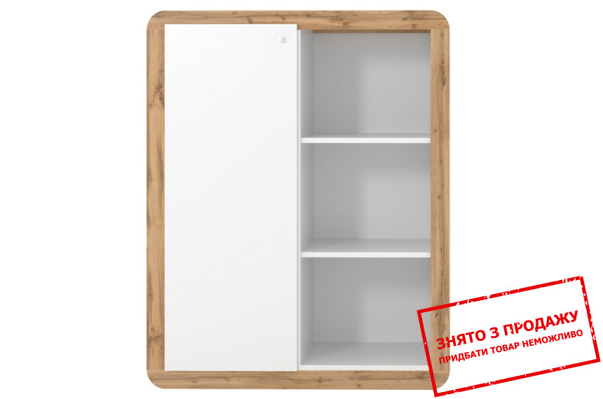 Комод Скі / Ski KOM1DO Гербор 1-дверний Німфея альба/дуб аппалачі