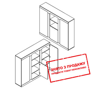 Пенал Тотен REG3D Гербор 3-дверний Ясен сніжний...