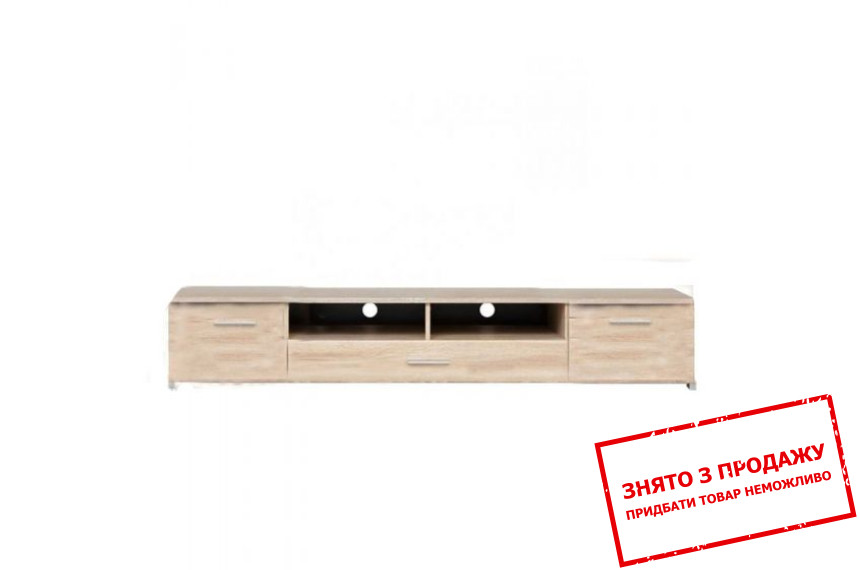 Тумба під ТВ Вушер / Fever RTV2D1S Гербор 2-дверна з 1 шухлядою Дуб сонома