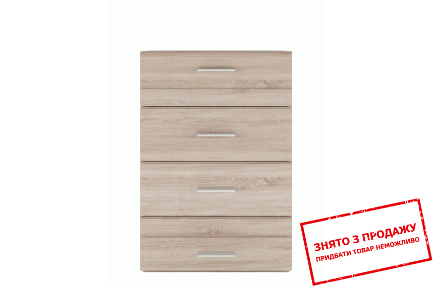 Комод Вушер Дуб сонома KOM4S/60 Гербор