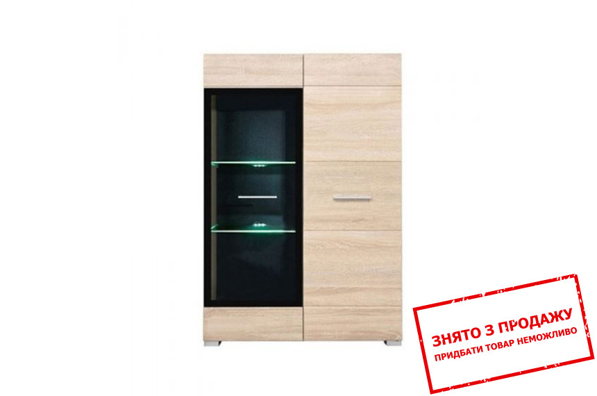 Вітрина Вушер Дуб сонома REG1D1W L/P Гербор