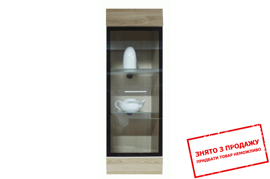 Вітрина навісна Вушер / Fever SFW1W Гербор 1-дверна Дуб сонома