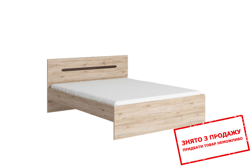 Ліжко (каркас) Ельпасо / Elpasso LOZ160 Гербор двоспальне Дуб санремо світлий