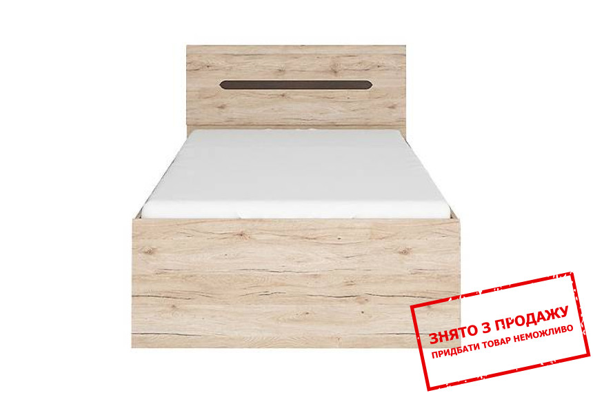 Ліжко (каркас) Ельпасо / Elpasso LOZ90 Гербор односпальне Дуб санремо світлий