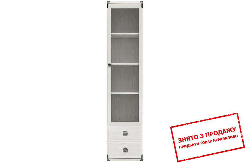 Вітрина Індіана / Indiana JWIT1D2S/50 БРВ 1-дверна з 2 шухлядами Сосна арізонська