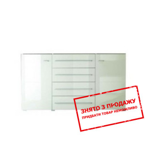 Тумба Янг Білий/білий глянець KOM2D4S БРВ