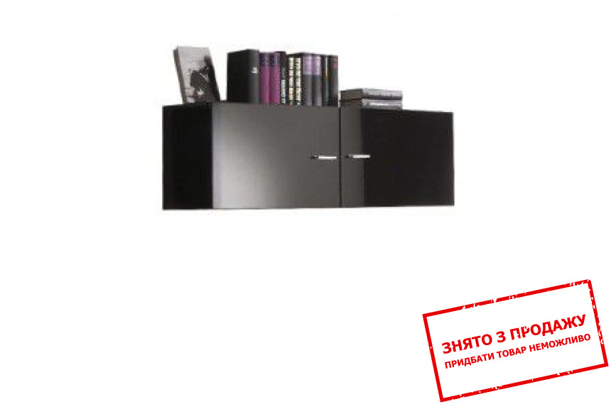 Полка навісна Янг Чорний блиск SFW2D/11 БРВ