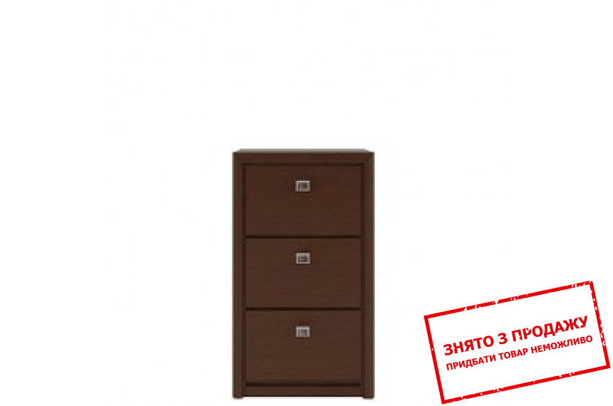 Тумба для взуття Коен / Koen BUT3D Гербор 3-дверна Венге магія