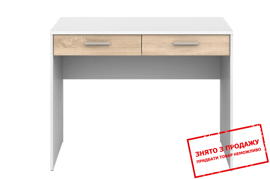 Стіл письмовий, комп'ютерний Непо Німфея альба/дуб сонома BIU2S Гербор