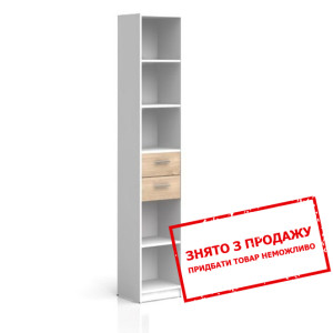 Стелаж Непо Німфеа альба/дуб Сонома REG2S/40 Гербо...