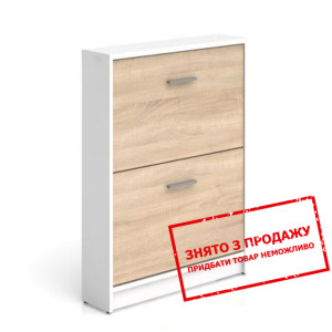 Тумба для взуття Непо Німфеа альба/дуб сонома SFB2...