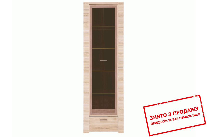Вітрина Рафло Горіх Сальов REG1W1S/19/6 БРВ